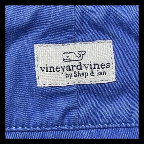 Vineyard Vines Club Short Size 33” Blue 8.5” Inseam Cotton Twill Beach Teal - Picture 3 of 5